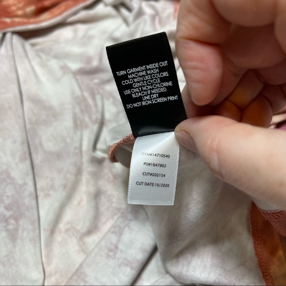 Torrid Supersoft Tie Dye Button Midi Skirt Orange Purple Size 1X - Picture 10 of 13